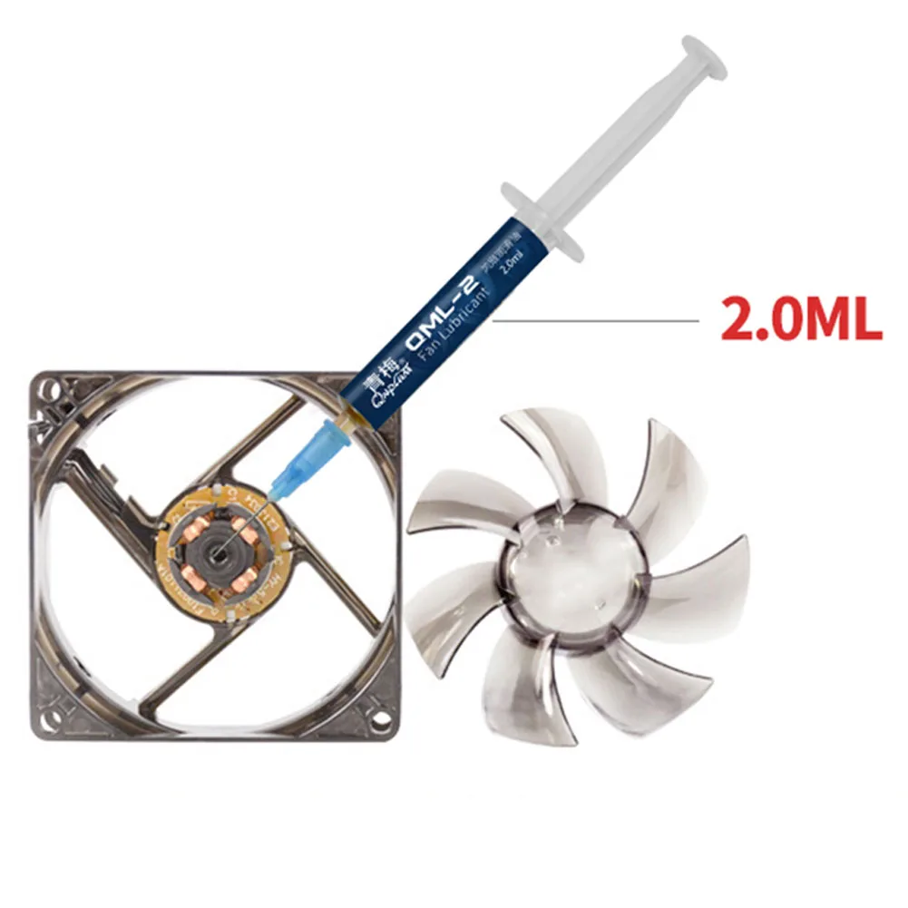 QML-2 2ml Compound Grease CPU Fan Cooler Silicone Thermal Paste Intel AMD Processor Computer Oil Lubricant QML