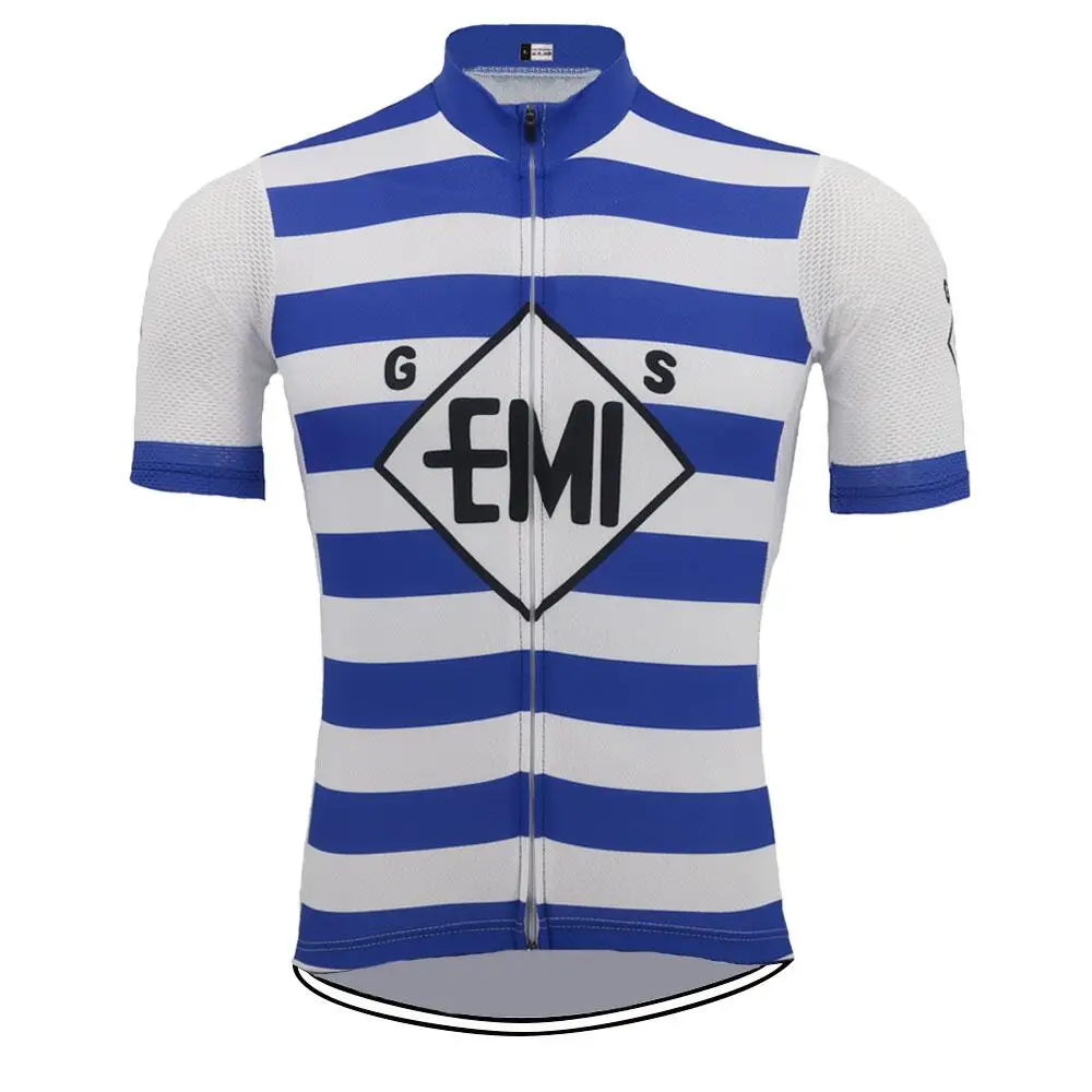 Retro cycling jersey ropa ciclismo men short sleeve team cycling clothing mtb jersey triathlon clothes