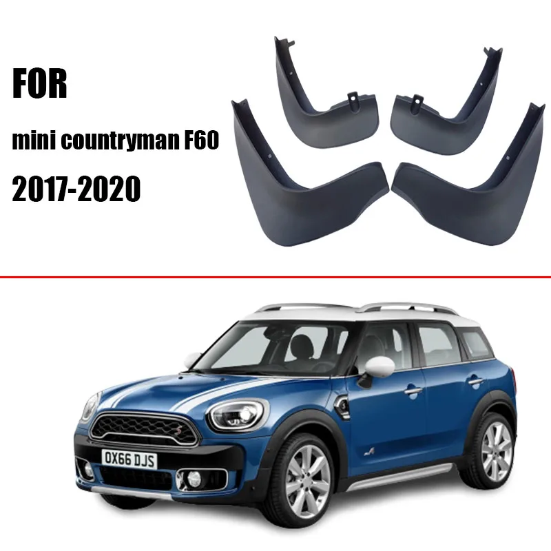 Mud flaps for mini cooper countryman F60 R60 Mudguards Fender mud flap splash guard Fenders Mudguard car accessories Front Rear