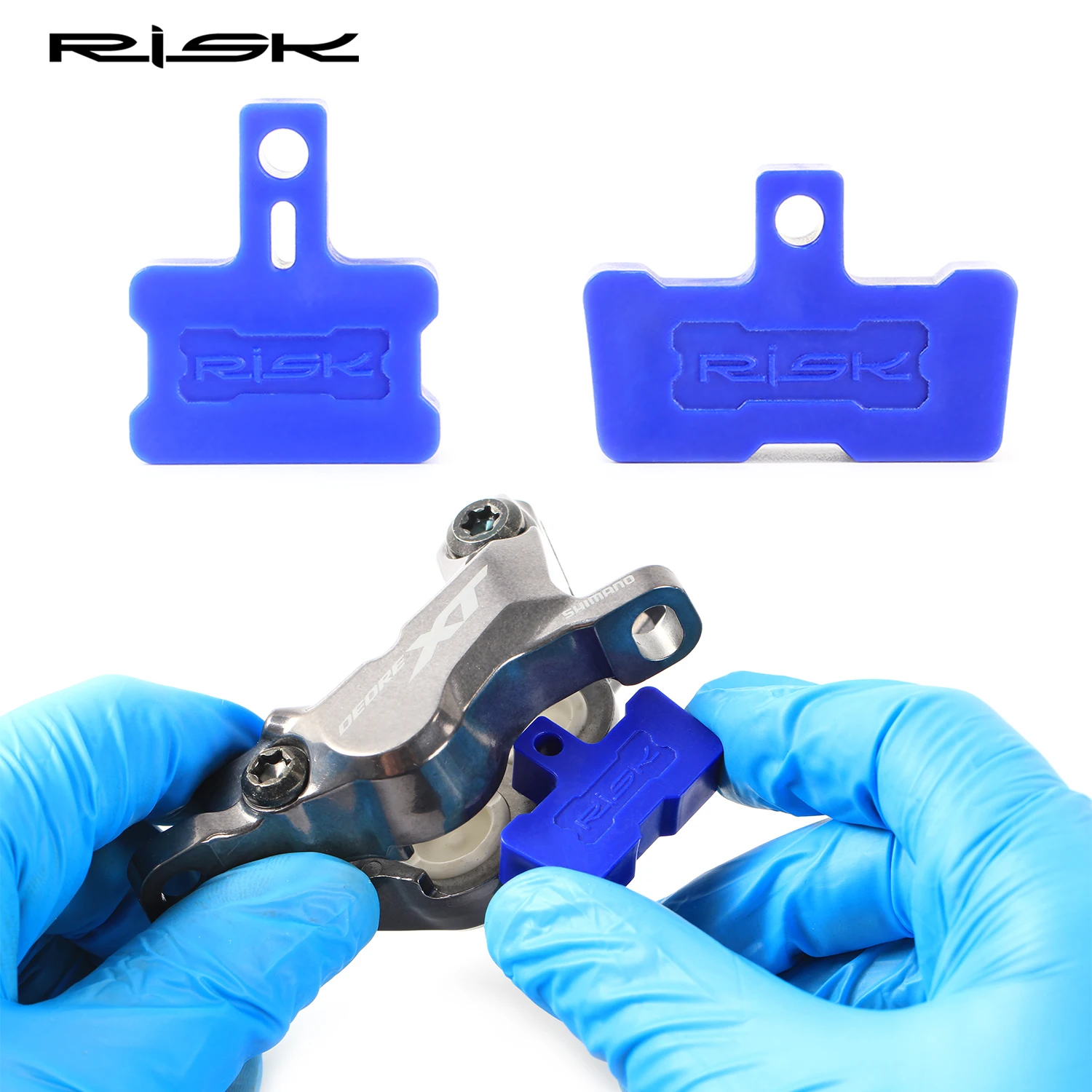 RISK RL233 Bike Hydraulic Disc Brake Bleed Spacer Piston Retainer Brake Caliper Pad Spacer Washer Instert Tool Spreader