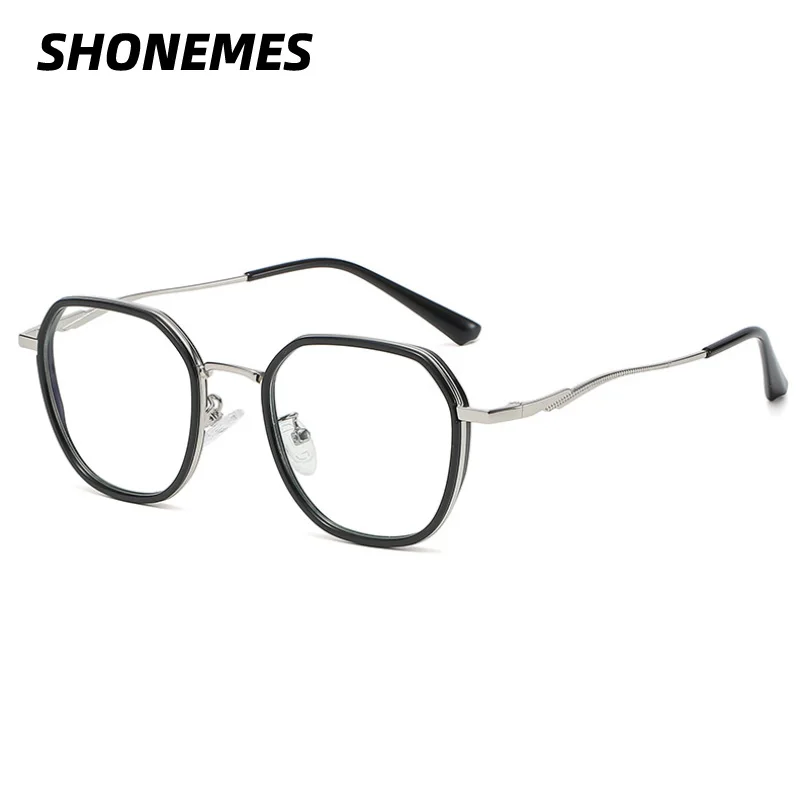 

SHONEMES Hexagonal Glasses Anti Blue Light TR90 Glasses Optical Computer Eyeglasses for Men Women