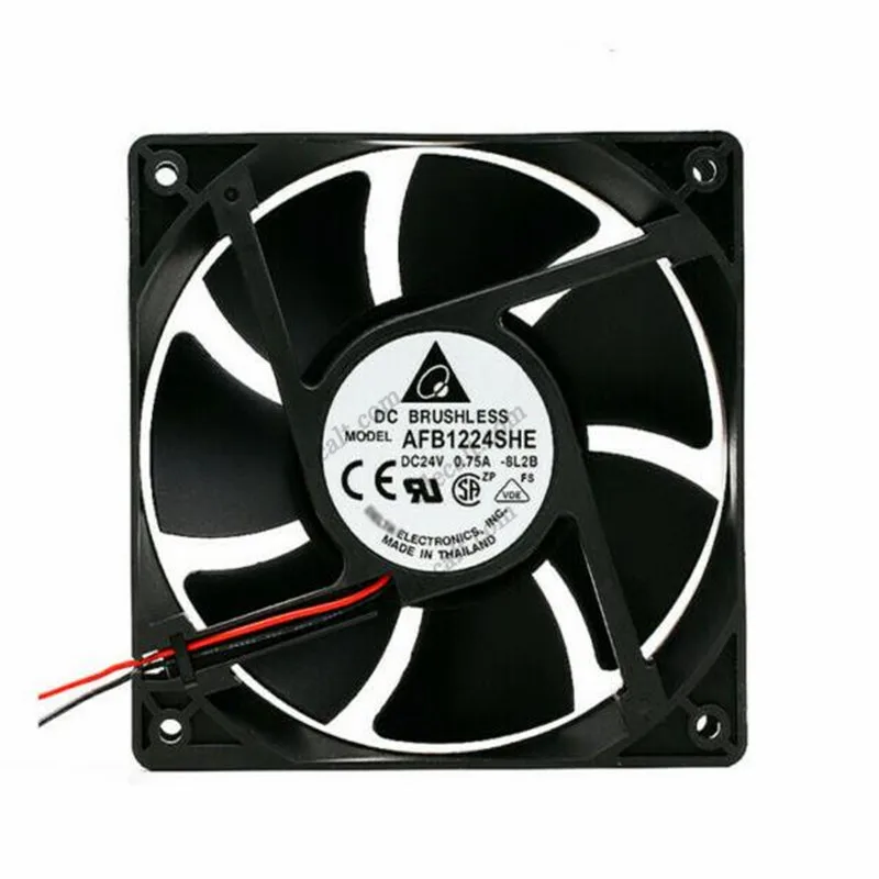 AFB1224SH 12025 24V 0.42A 12cm large air volume dual ball frequency converter fan 120×120×25mm cooling fan cooler