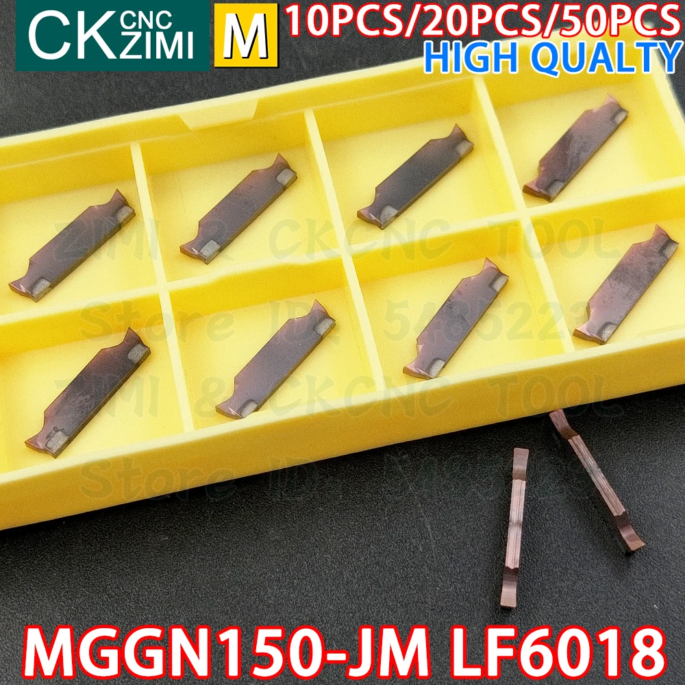MGGN150-JM LF6018 MGGN 150 JM LF60181.5mm微粉砕超硬インサート切削溝インサートツールCNC機械式金属旋盤ステンレス鋼用ツール