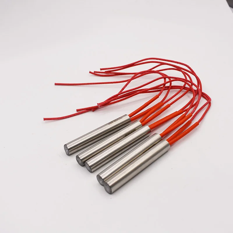 Stainless Steel 12x80mm Cartridge Heater 12mm Tube Dia. 24V/36V/110V/220V/380V 140W/150W/240W Electric Heater Element