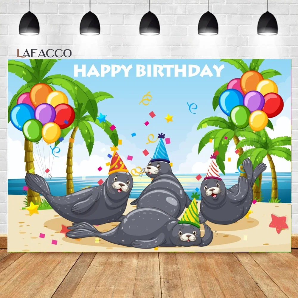 Laeacco-خلفية لأعياد الميلاد بطابع سفاري ، وخلفية للتصوير الفوتوغرافي ، وحفلات استقبال المولود الجديد ، والغابة البرية ، واستوديو الصور