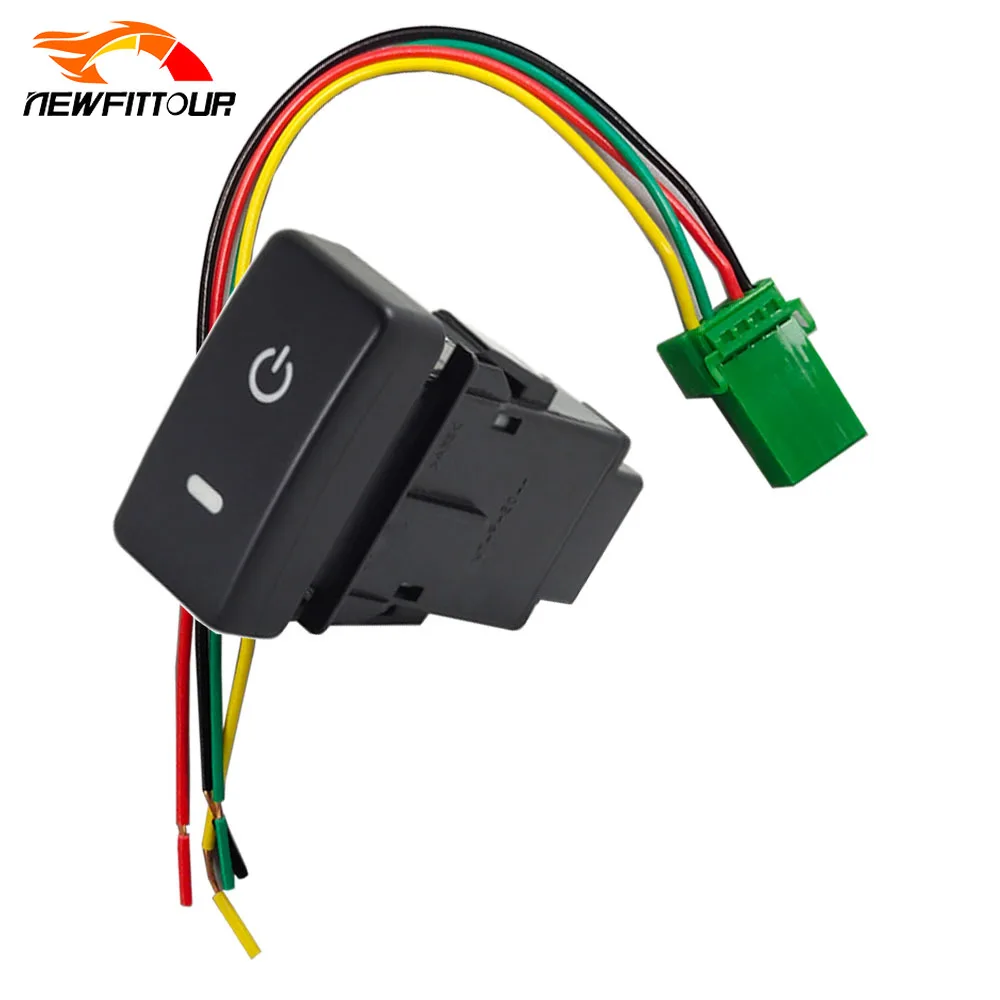 For Honda Civic 2012 -2014 Accord CRV Fit 1PC Car Power On Off Switch Button With Connection Wire