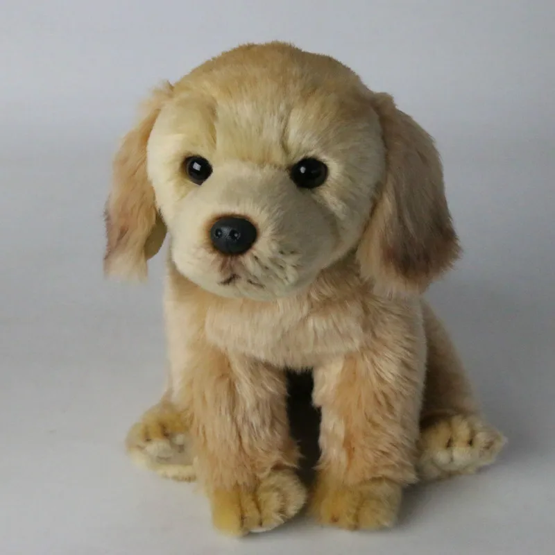 Golden Retriever Dog Plush Toys Stuffed Soft Animal Dolls Labrador Corgi Schnauzer Bichon Poodle Bernard Pets Plush Dog Toys