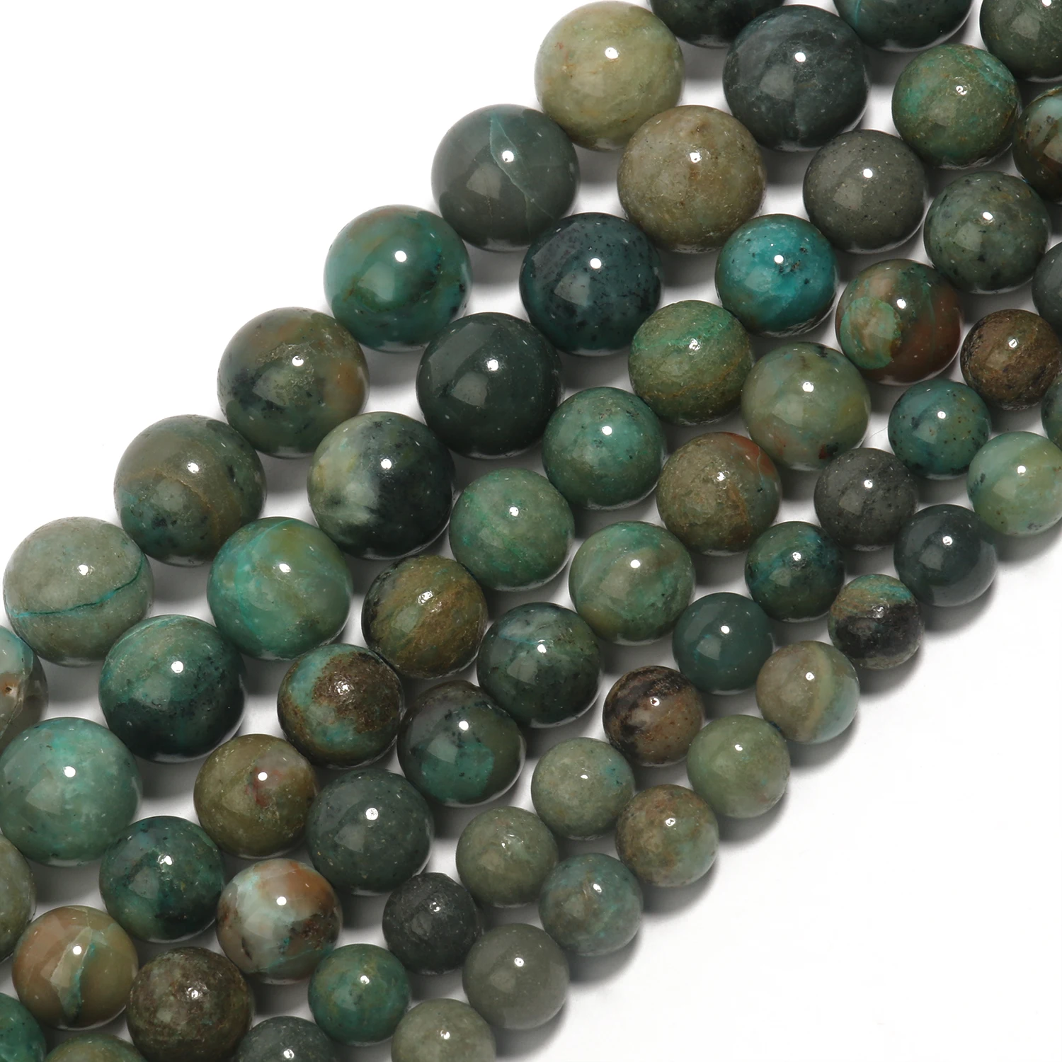 6/8/10mm Natural Stone Beads Phoenix Turquois Loose Spacer Beads for Jewelry Making DIY Handmade Bracelet Necklace Accessories