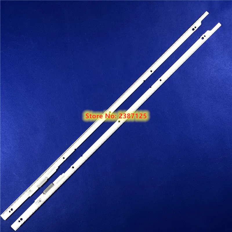 Tira VLED para V1LE-550SMA-R4 3D-7032LED-MCPCB-R 3D-7032LED-MCPCB-L UA55ES6100J UA55ES7000, 680mm, 2 peças