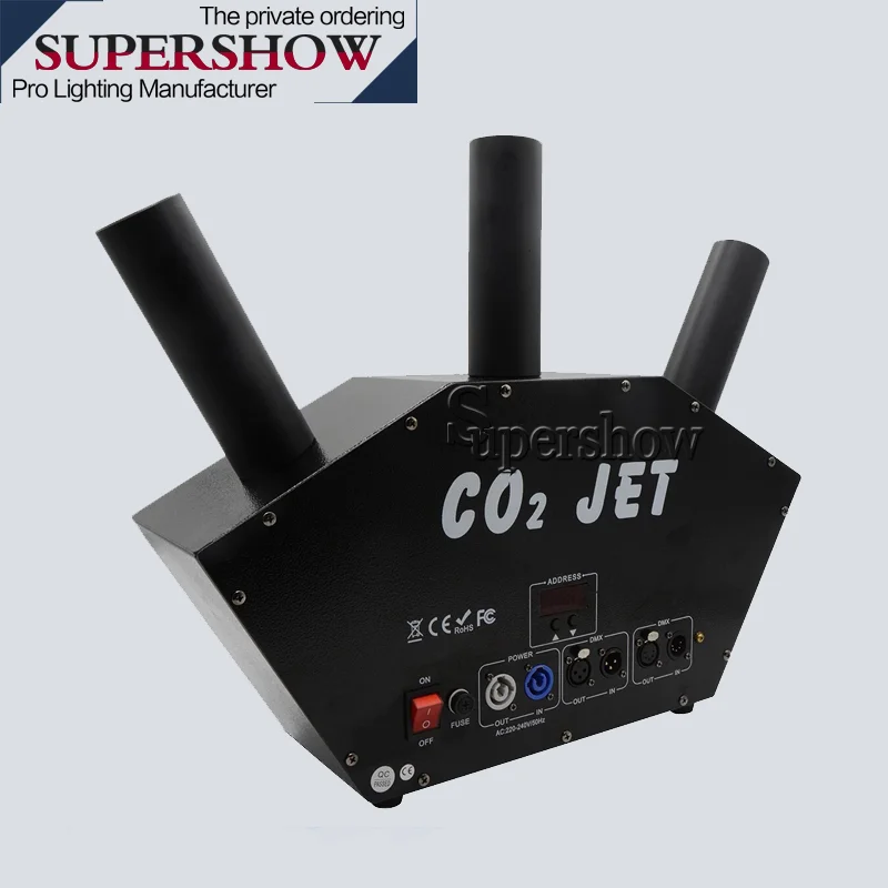 

Professiona Stage Special Effects DMX 512 control 3heads co2 jet connon machine for bar DJ disco party stages