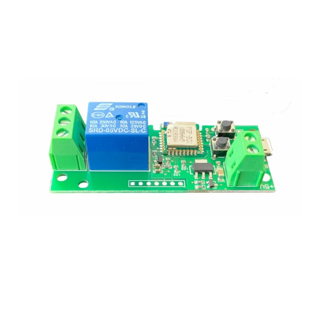 Smart Home DC 5V Jog Self-Locking WiFi Wireless Remote Control Timer Switch Module Compatible with iOS Android