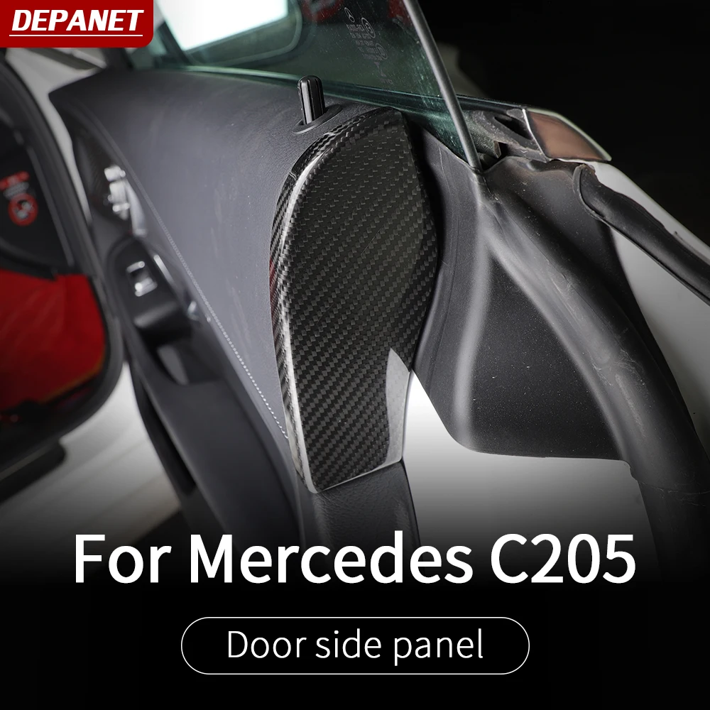 

carbon fiber door trim For Mercedes w205 amg coupe amg c205 2 doors c260 c300 c200 mercedes c class accessories w205 interior