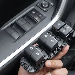 Verlichte Led Power Single Window Switch Set Voor Toyota Rav4 Corolla Cross Levin Avalon Allion Backlight Rhd Lhd Rechts Stuur