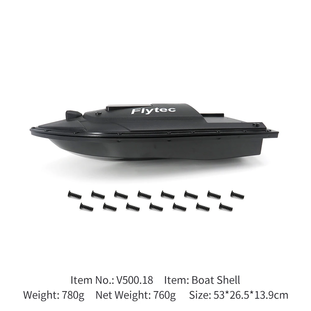 2011-5 Fishing Bait Boat Boat Hull Original 53cm Length ABS Plastic Boat Hull Spare Parts For DIY Maintenance