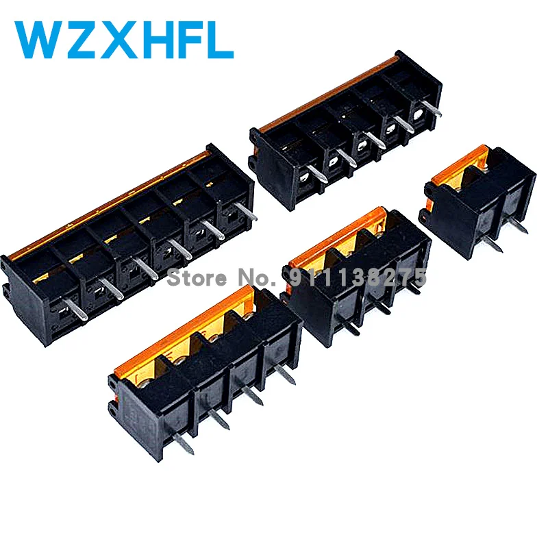 2/5pcs HB9500-2P 3P 4P 5P 6P 7P 8P 9P 10Pin PCB Screw Terminal Block Connector HB-9500 300V 30A Lid Barrier Terminal 9.5MM Pitch