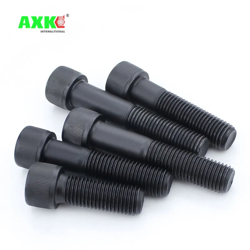 AXK  20pcs M3 M4  Grade 12.9 Black Hexagon Hex Socket Allen Head Cap Screw Din912 Allen Bolt Screw L=5-40mm