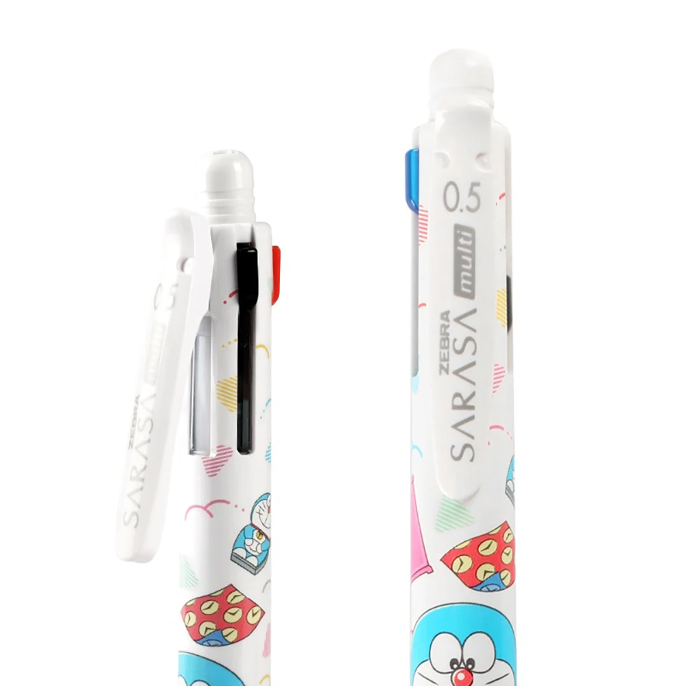 Stylo gel multifonctionnel de dessin animé japonais Zebra Limited, crayon mécanique, papeterie pour étudiants, 4 + 1, 0.4mm, 0.5mm, 1 pièce