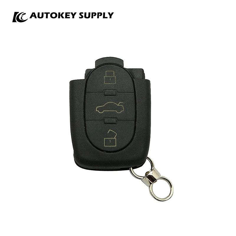 

Carcaça De Chave For Audi 3 Botões Com Slot De Bateria Grande Autokeysupply AKADF110