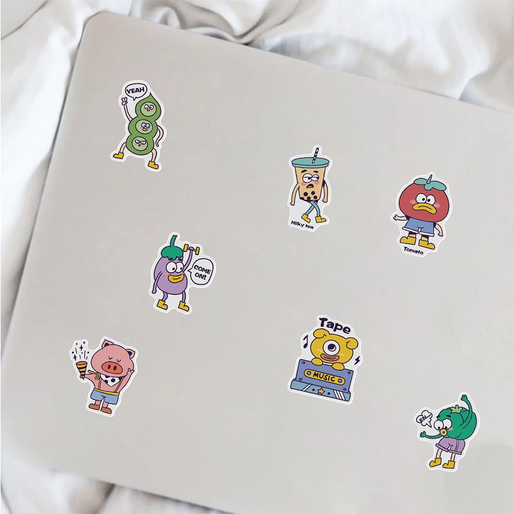 10/30/50PCS Funny Cartoon Stickers Aesthetics Skateboard Laptop Motorcycle Phone Bike Luggage Graffiti Sticker Decal Kid Toy