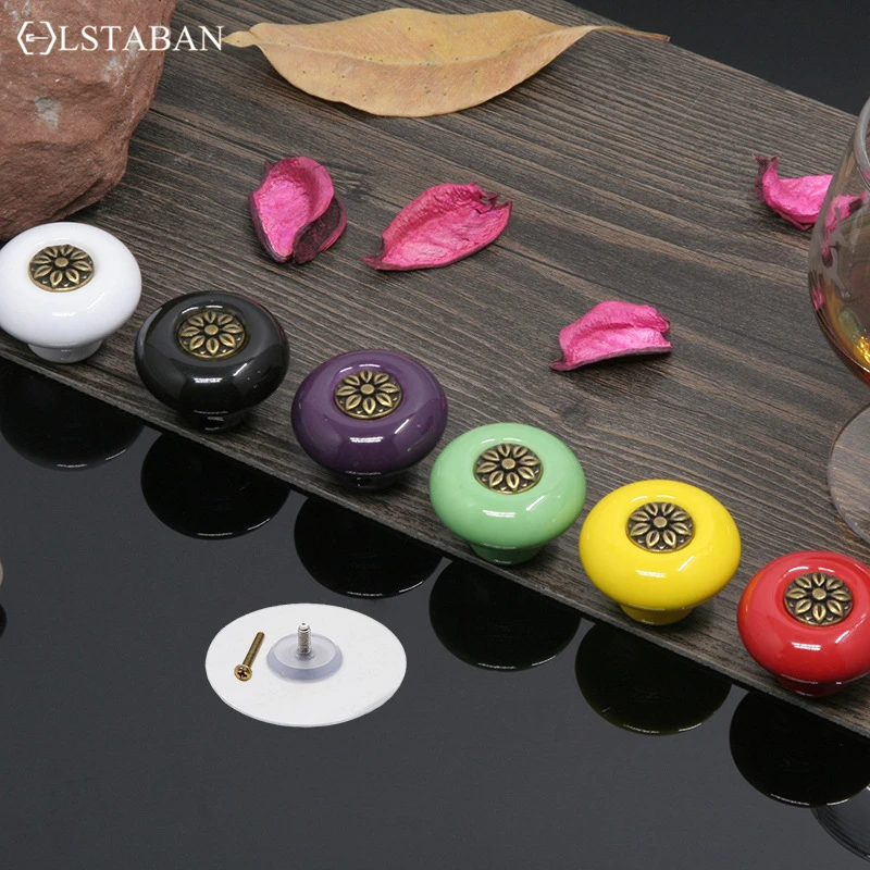 Punch Free Wardrobe Sticky Powerful Sucker Knob Color Round Single Hole Drawer Shoe Cabinet Furniture Door Small Handle