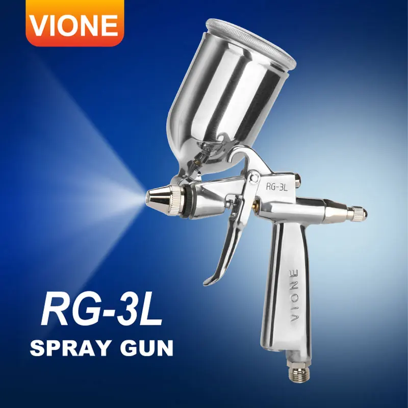 Japan Mini Automotive Paint Spray Gun For Cars HVLP LPH-50 RG-3L Repair Pistol Pneumatic Tool Airbrush