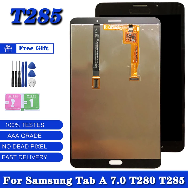 

7" For Samsung Tab A 7.0 2016 SM-T280 WIFI SM-T285 3G Touch Screen Glass Panel Digitizer Assembly Replacement