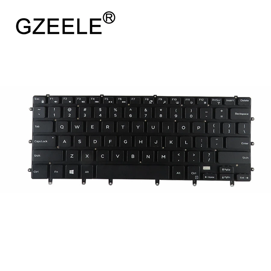 New US/SP/RU Keyboard FOR DELL XPS 15 9550 9560 laptop keyboard Backlight