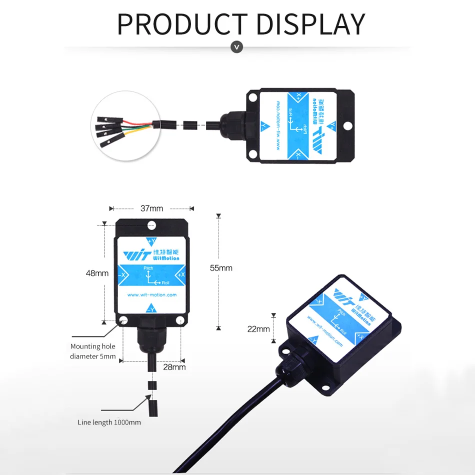 Intelligent Deep Pine Dip Sensor Arable Land Depth Measurement Tractor Transplanter Excavator Serial 232