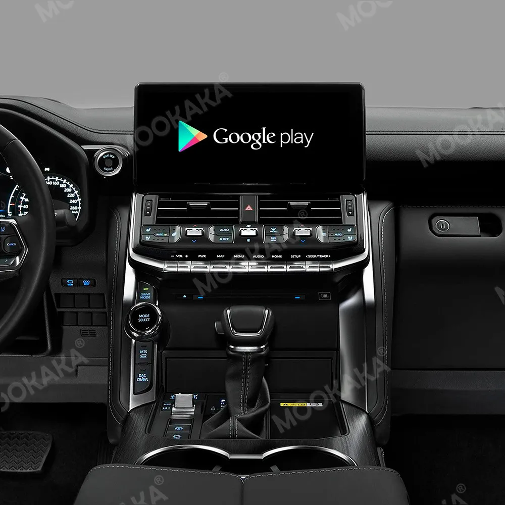 Android 13.0 8+128GB Car Multimedia Player For Toyota Land Cruiser LC300 2021-2022 Auto Radio GPS Navigation Head Unit Carplay