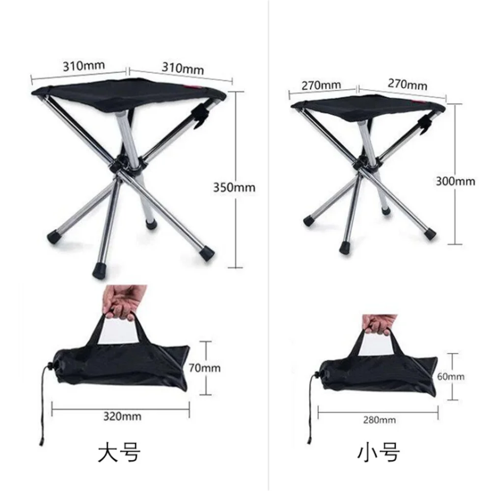 Outdoor Fishing Folding Stool Portable Lightweight Outdoor Fishing Camping Picnic Backyard Folding Chair Portable Camping Chair