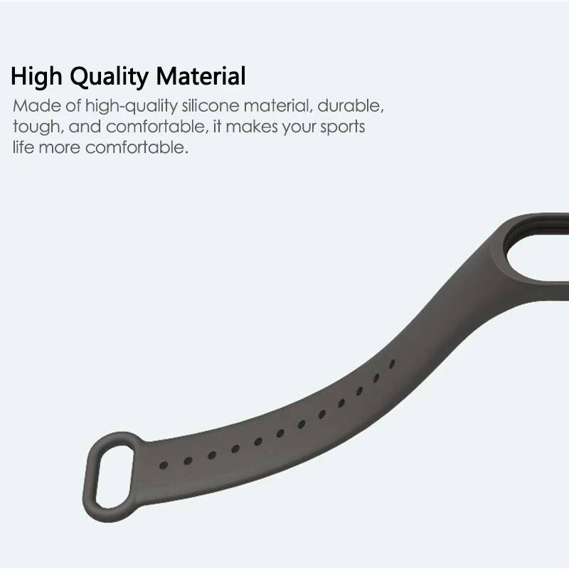 Силиконовый ремешок для Xiaomi Mi Band 3, сменный ремешок для наручных часов, аксессуары для смарт-браслета Mi Band 3