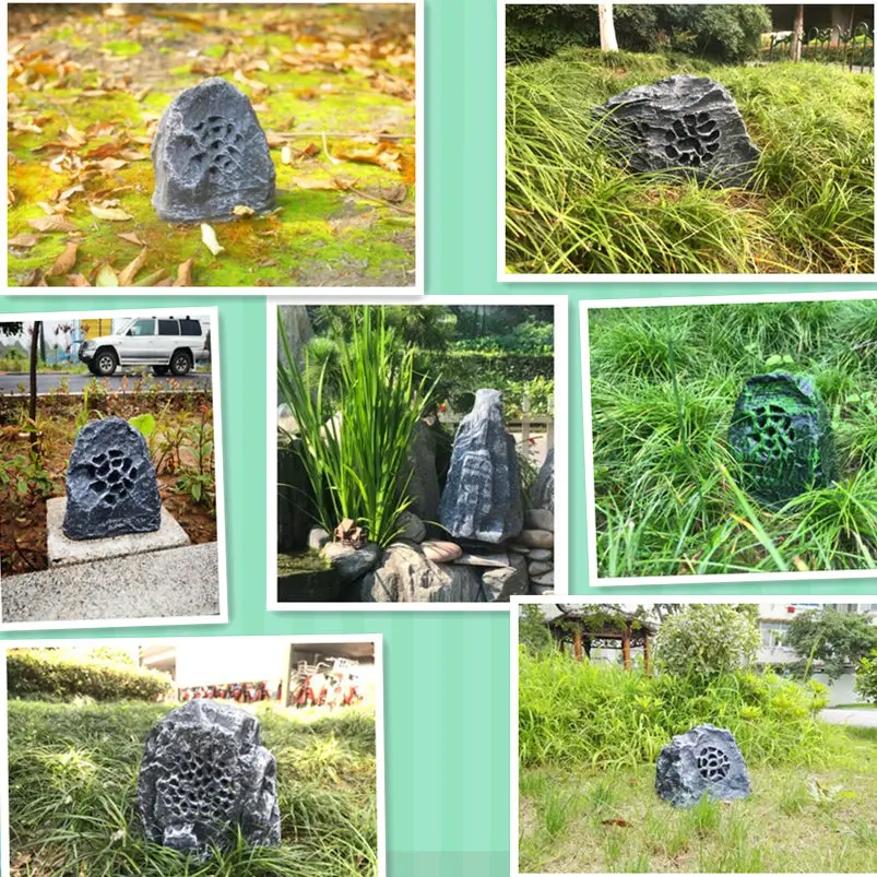 Lawn Speaker Outdoor Waterproof Artificial Stone Speaker Park Garden Yard Hotel Speaker Ground Simulation Stone Broadcast