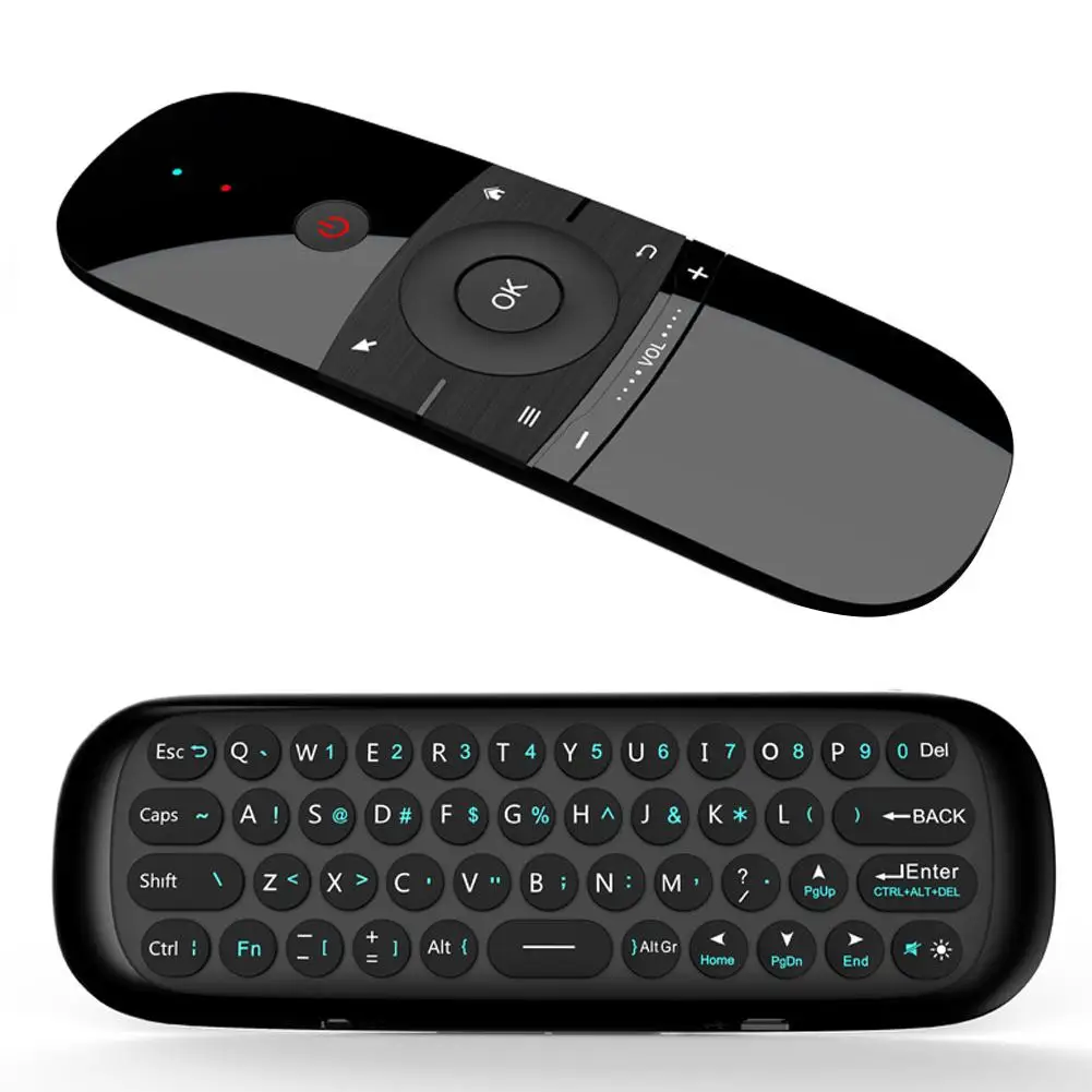 Teclado sem fio MX3 Plus-57B, controle remoto, detecção de movimento, 2 4G RF, Air Mouse para Smart TV, PC, TV Box