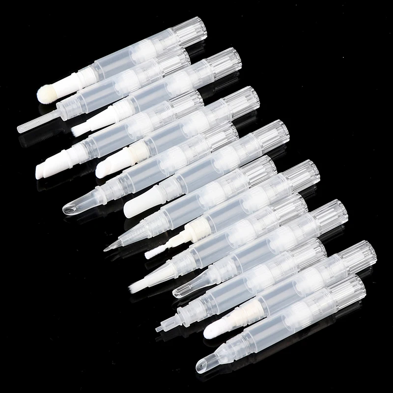 Empty Nail Oil Pen With Brush Liquid Foundation Refillable Bottles 1.5ml
