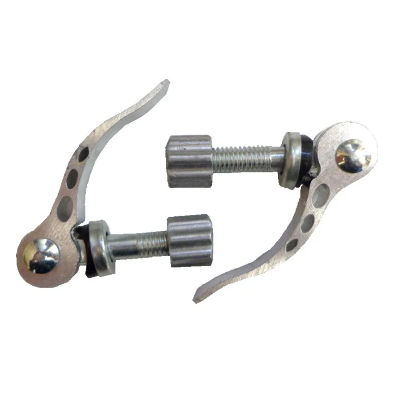 1 Pair Mountain Bikes QR Tool MTB Bicycle Seat Tube Clamp Screw Quick Release Lever Cycling Seat Tube Road Bike Quick Release