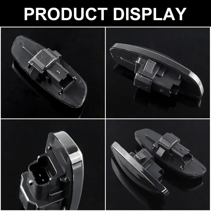 2pcs NO Dynamic For Citroen C3 C4 C5 DS3 DS4 For Peugeot 207 308 3008 5008 RCZ LED Side Marker Lights Turn Signal Light Blinker