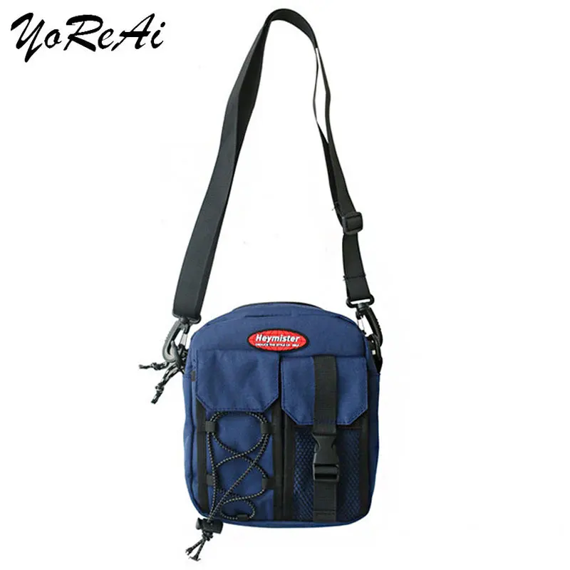 YoReAi-bandolera pequeña de estilo coreano para mujer y hombre, bolso de hombro versátil, cruzado, deportivo