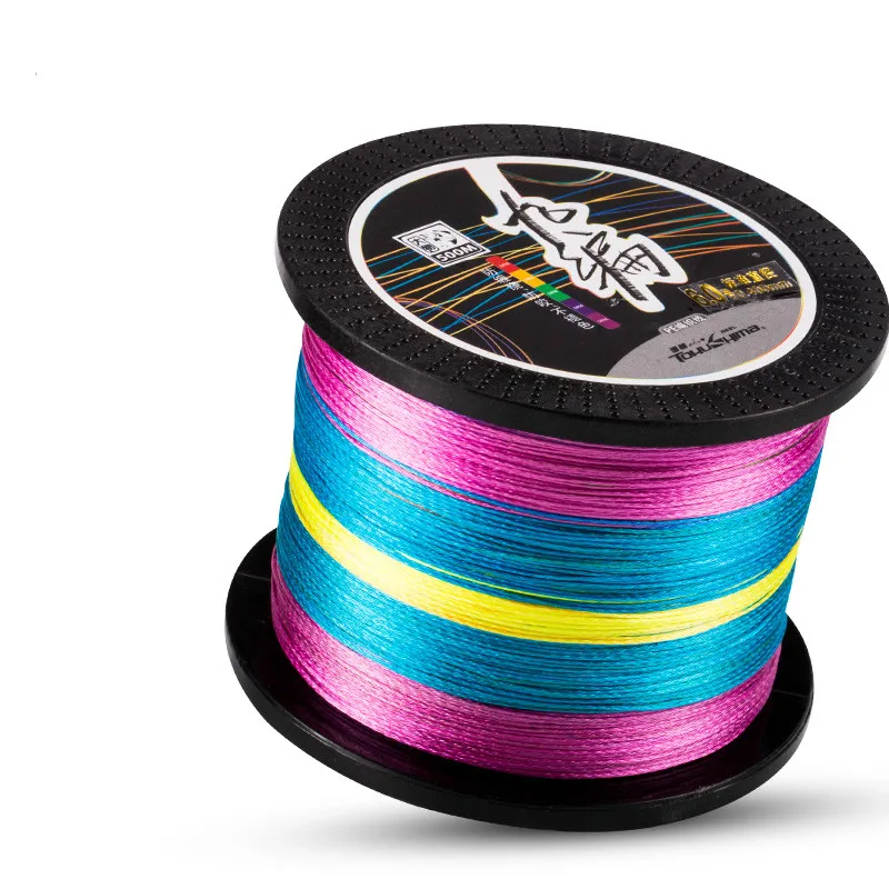 500m 9 Strands Braided PE Fishing Line 0.6#-12.0# High Density Fishing Thread Rope Cord Mar Rock Fishing Line Accesorios Mar