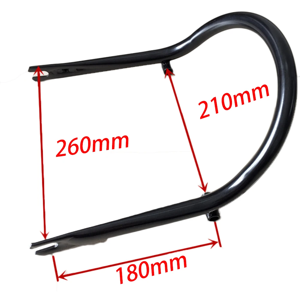 Motorcycle Retro Modified Rear Wing U-shaped Tube Rear Wing Armrest Tail Rack Shelf For Suzuki GN125 Rear Luggage Rack