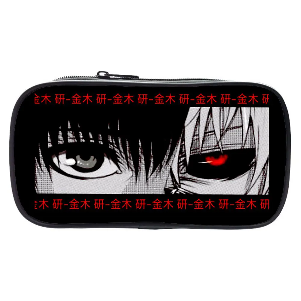 

Tokyo Ghoul Kaneki Ken Anime Wallet Pencil Case School Supplies Stationery Storage Pen Box Bag Makeup Bag Boys Girls Gifts