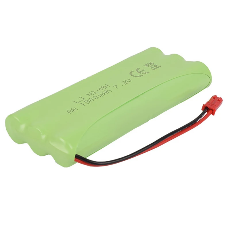 7.2 V 1800 MAh Pin NiMh Cho RC Đồ Chơi Xe Pháo Xe Tăng Đoàn Tàu Robot Ni-MH AA 700 MAh 7.2 V pin Sạc Dự Phòng Con 1 RC Thuyền