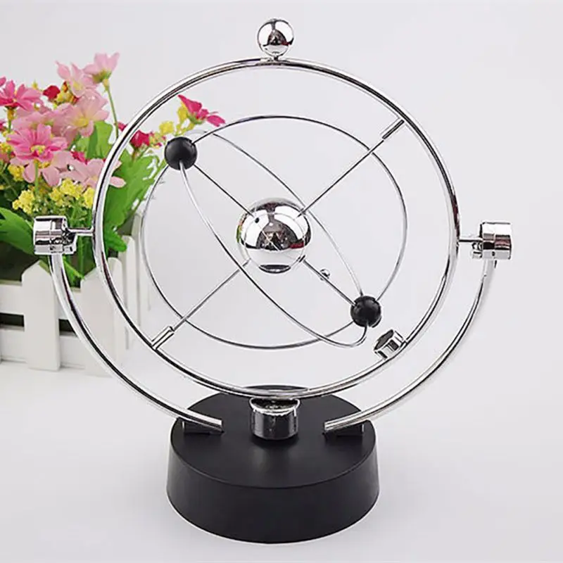 Newton Pendulum Ball Balance Ball Rotating Perpetual Motion Kids Pendulum Toy Physics Tumbler Craft Home Decoration