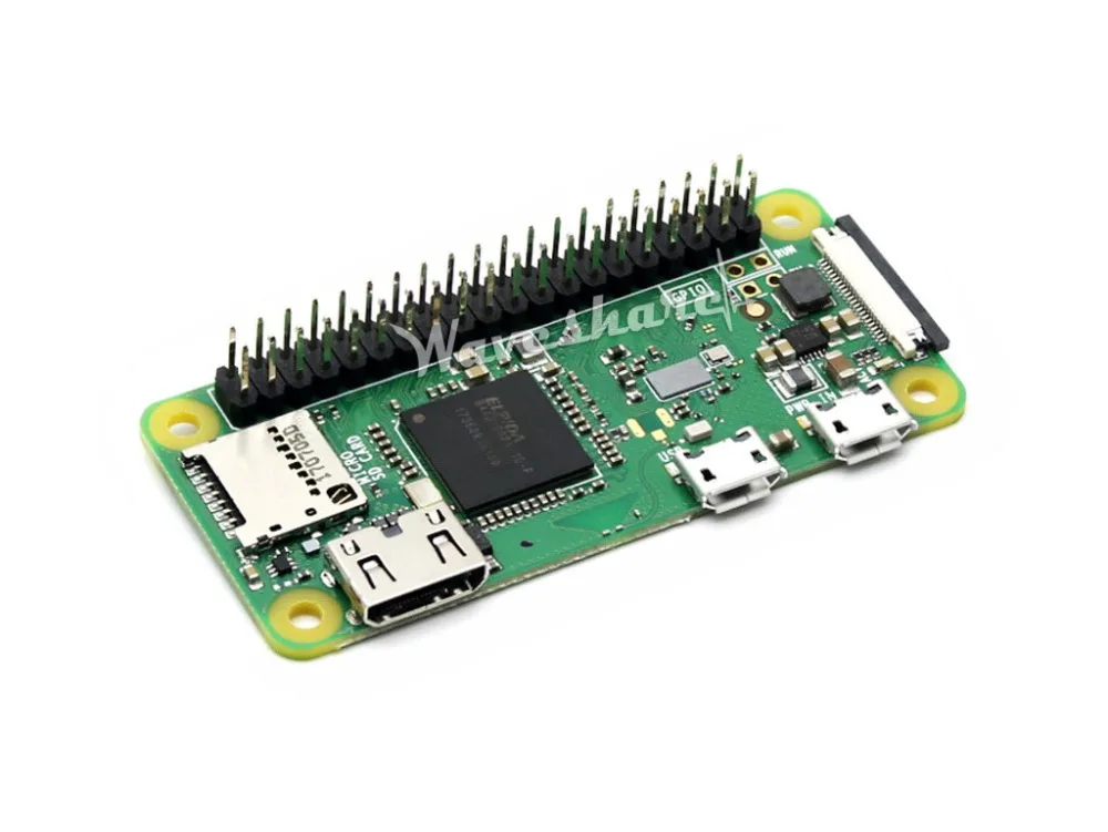 Raspberry Pi Zero  (built-in WiFi, pre-soldered headers) Development Kit Type A, Basic Components