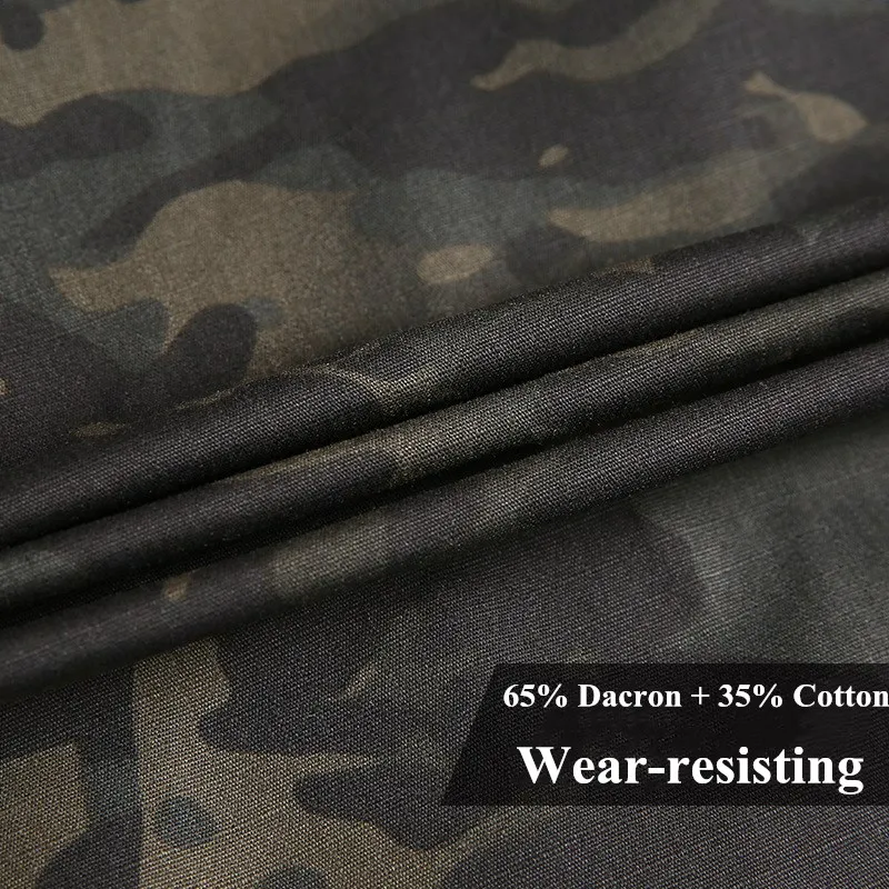 Imagem -04 - Camuflagem de Manga Comprida Masculina Roupas de Treino para Fãs Caminhadas e Esportes Tops Respiráveis Wearproof