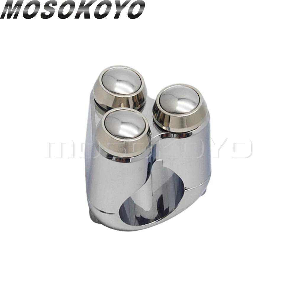 3&4 Buttons Motorcycle Switch 22mm 25mm Handle Controller Switches M-Unit Lights Starter Horn Universal 7/8" 1" Handlebar Switch