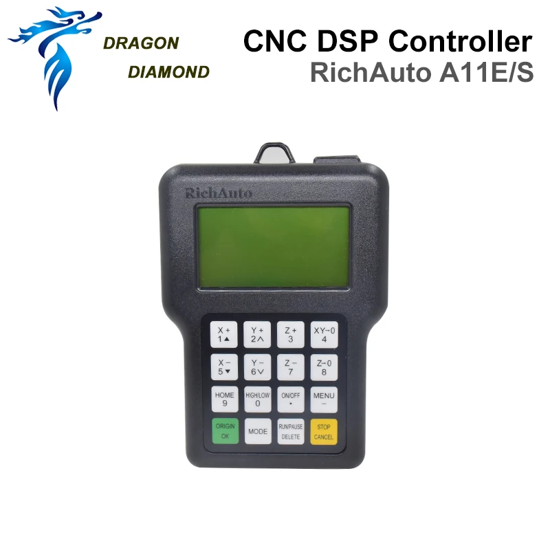 DSP RichAuto A11E/C CNC Controller 3 Axis USB Controller Remote for CNC Router Control System