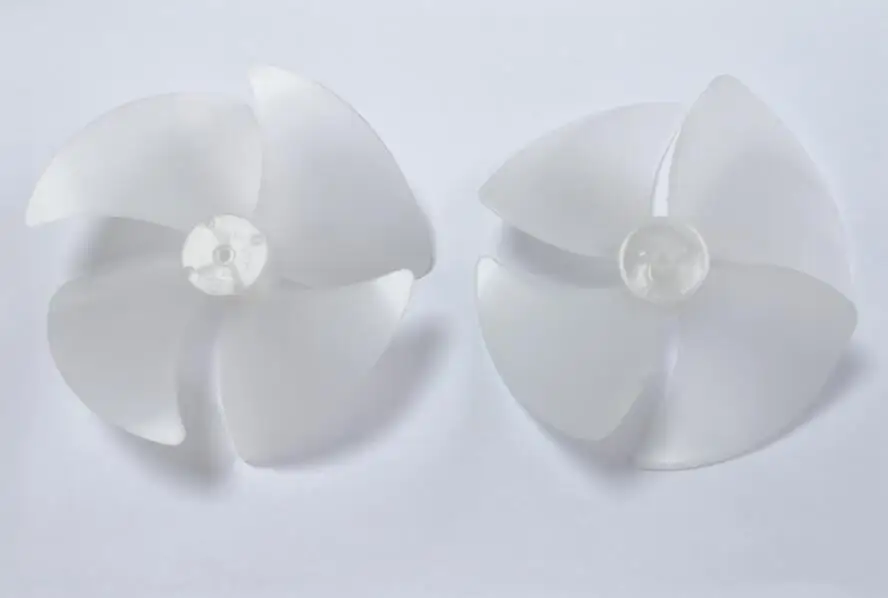 Microwave Oven Parts 4-blade D shape central hole about 11cm diameter cooling fan blade