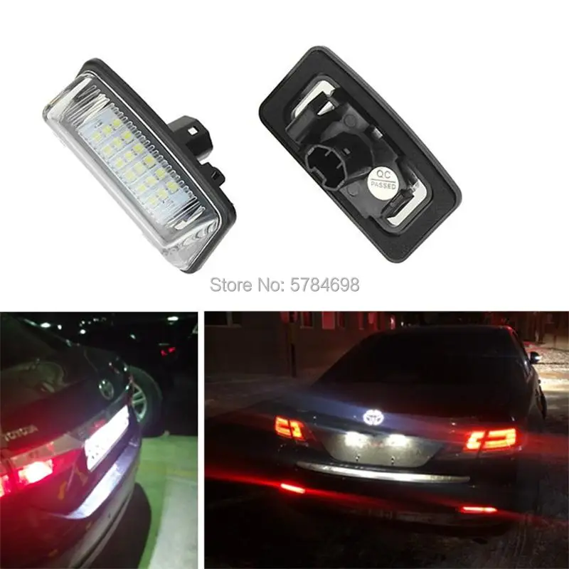 

2X светодиодные лампы освещения номерного знака Canbus для Toyota Corolla E11 Crown Noah Voxy ZRR7 Starlet EP91 Предыдущий GSR ACR50