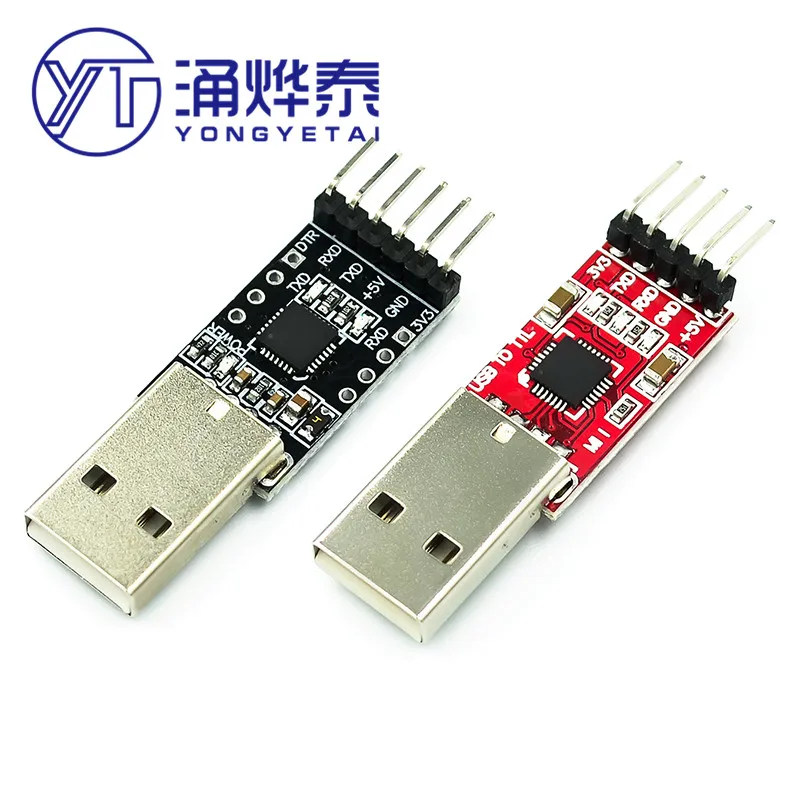 

YYT 2PCS USB to serial module CP2102 CH9102 module USB to TTL STC downloader