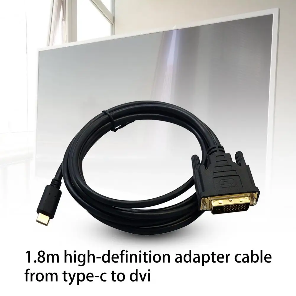 New 4K usb c To dvi cable type c to dvi adapter Compatible for 2016 2017 galaxy S8 Note8 mate 10